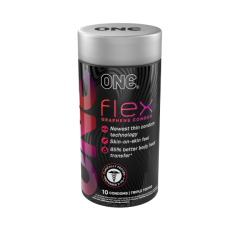 Презервативи ONE Flex Graphene Condom 10 шт, подарункова упаковка