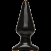 Анальна пробка Doc Johnson Smooth Classic Large - Black, макс. діаметр 5,7 см