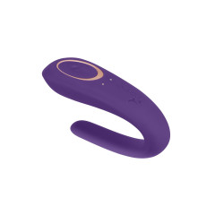 Вібратор для пар Satisfyer Double Classic Violet з одним моторчиком