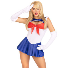 Еротичний костюм Сейлор Мун Leg Avenue Sexy Sailor M, сукня, рукавички, бант