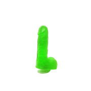 Мило у формі пеніса Чистий Кайф Green size S, крафтове мило-член, натуральне