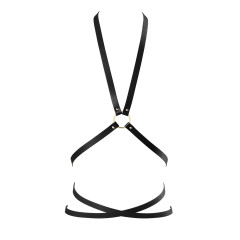 Портупея з екошкіри Bijoux Indiscrets Maze – Multi-Way Body Harness Black