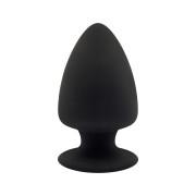 Анальна пробка SilexD (Model 1 size M) двошарова, силікон + Silexpan, діаметр 6,2 см