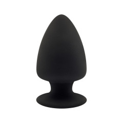 Анальна пробка SilexD (Model 1 size M) двошарова, силікон + Silexpan, діаметр 6,2 см