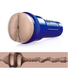 Мастурбатор-попка Fleshlight Boost Blast Female Light Medium Flesh, плаваючі кільця Turbo Tech