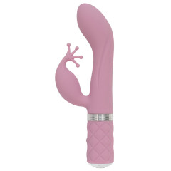 Розкішний вібратор-кролик Pillow Talk - Kinky Pink з кристалом Сваровські, потужний