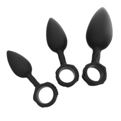 Набір анальних пробок Bathmate Anal Training Plugs, діаметр 2,5 см - 3,1см - 3,8см