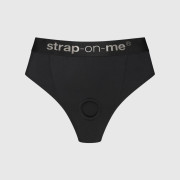 Трусики з фіксацією дилдо Strap-On-Me Harness Lingerie Idole - L - Black 