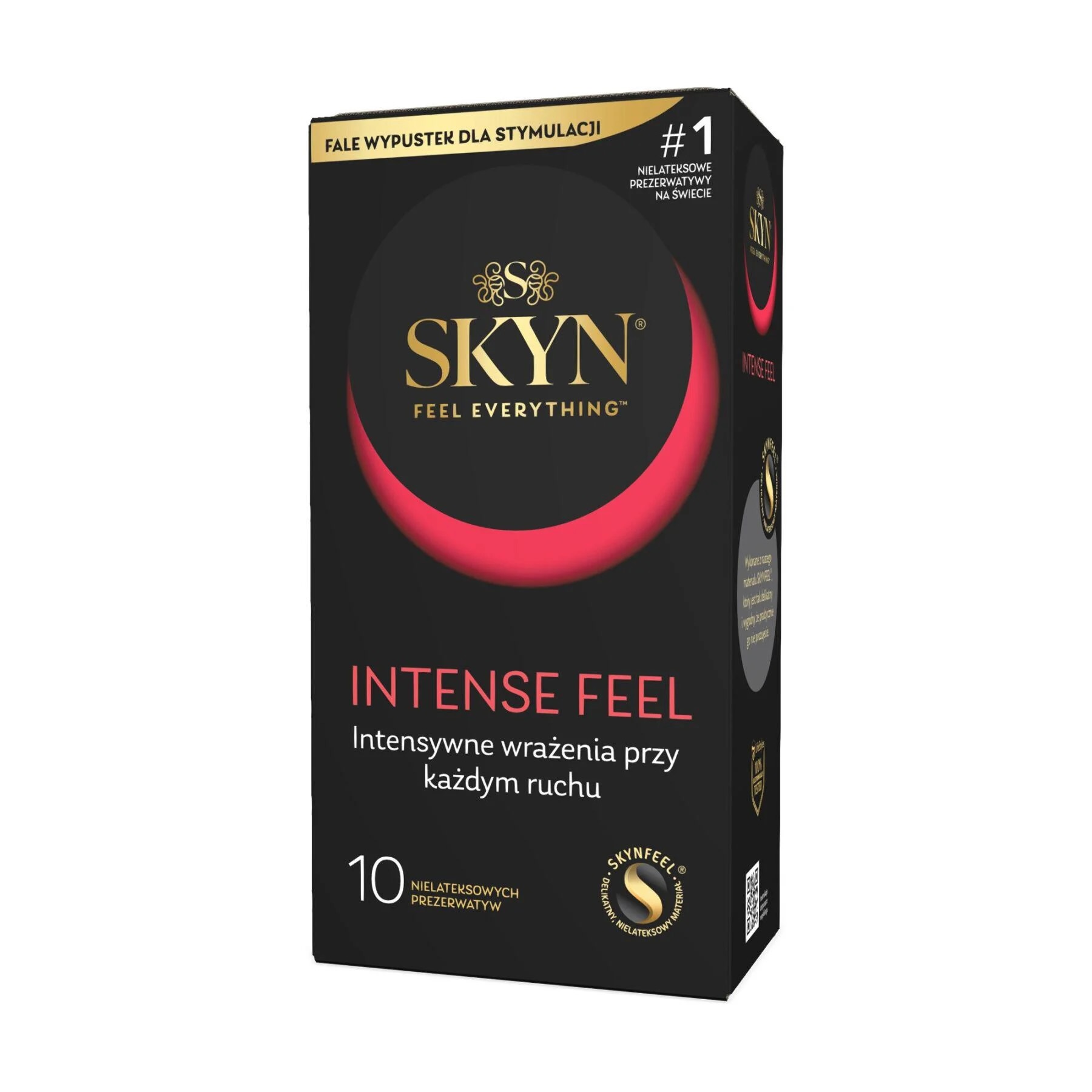 Безлатексні SKYN Intense Feel 10 шт, точковий рельєф