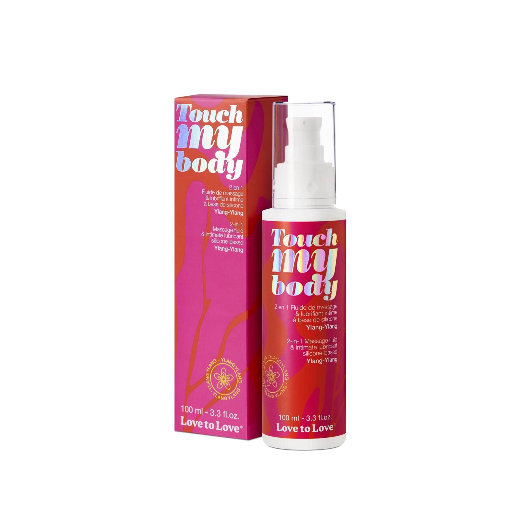 Масажний гель і змазка 2в1 Love To Love TOUCH MY BODY Ylang-Ylang (100 мл) зволожувальний