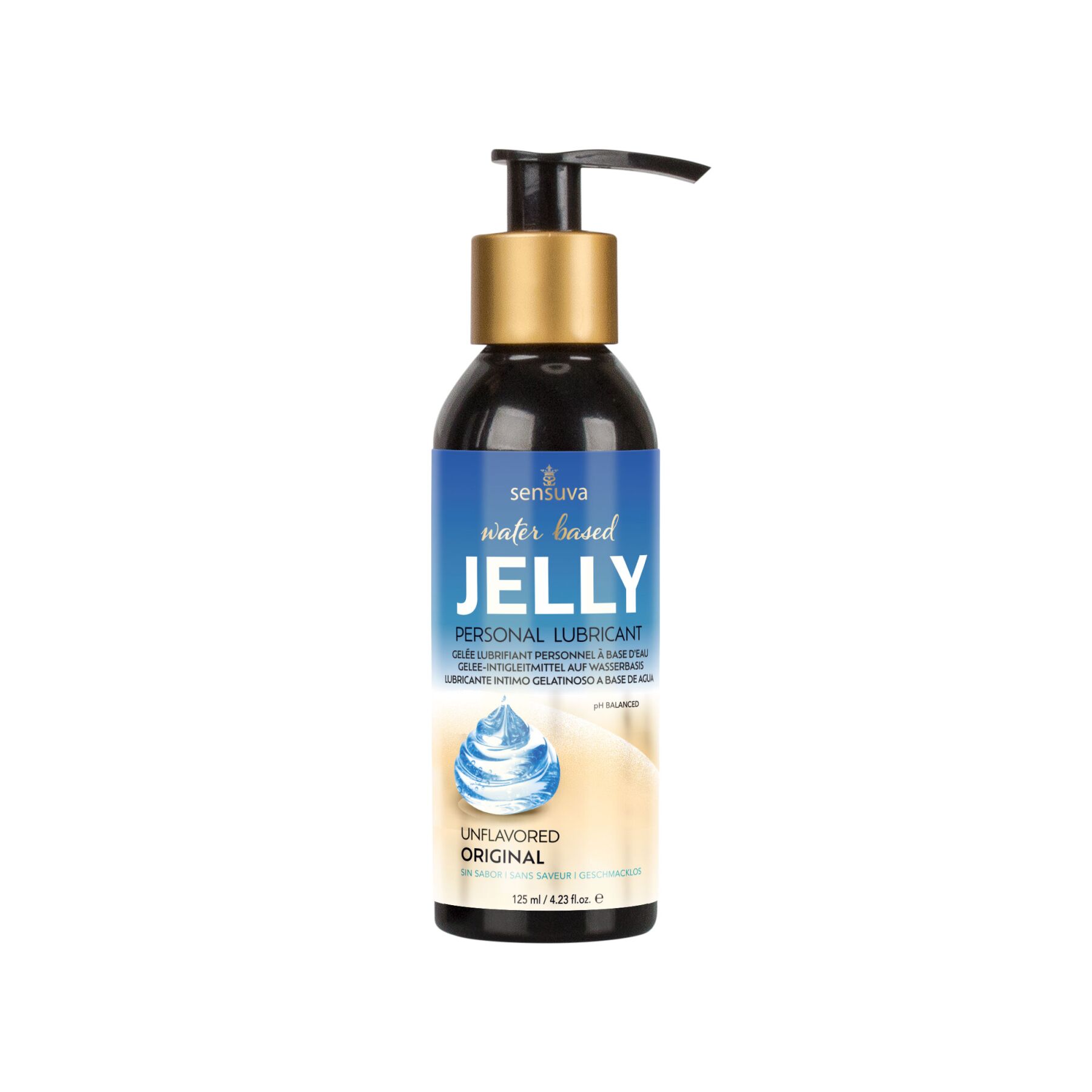 Змазка на водній основі Sensuva Jelly Water-Based (125 мл), дуже густа, підходить для аналу