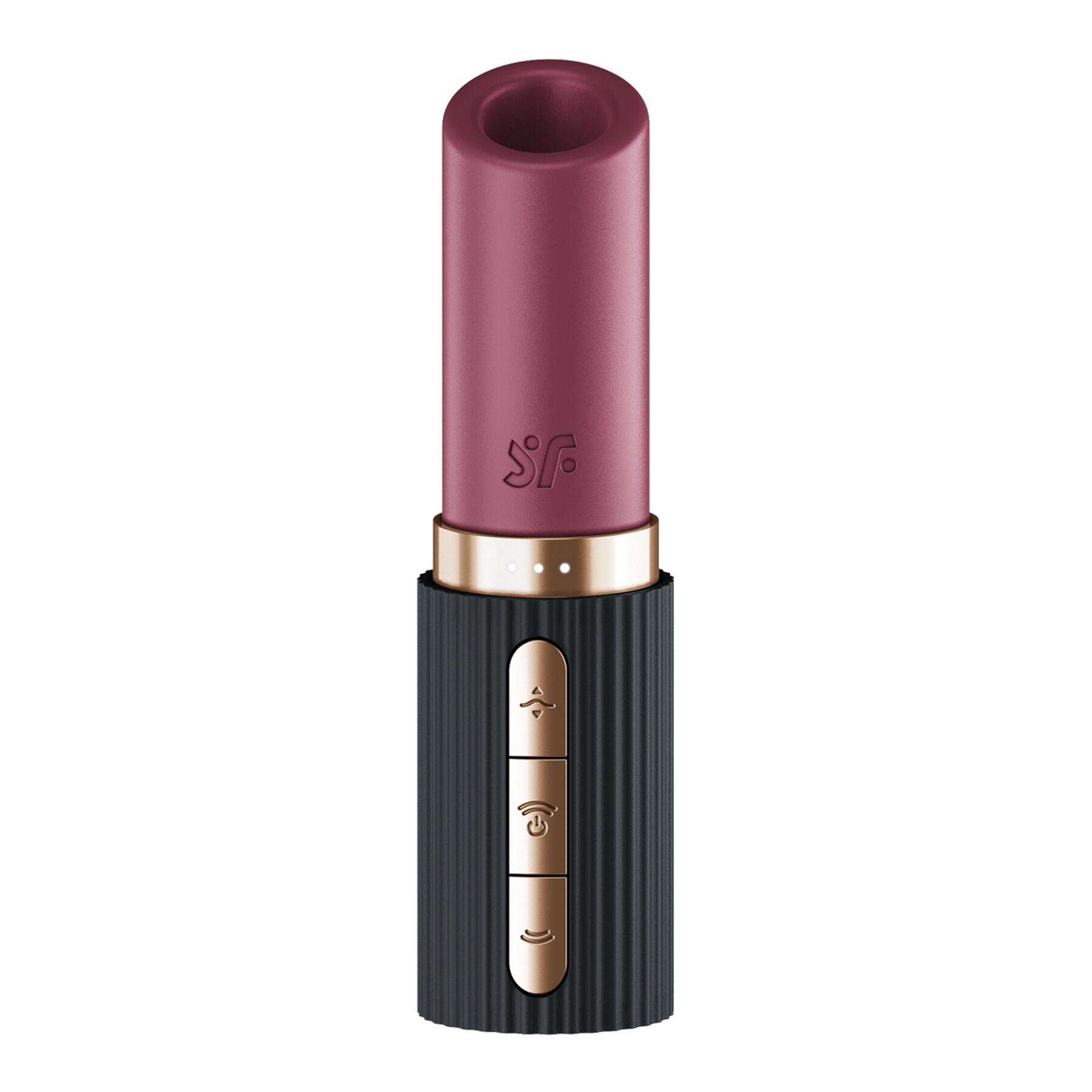 Вакуумний стимулятор Satisfyer Deep Kiss, магнітна технологія 3D Air Pulse, 30 режимів, кришечка