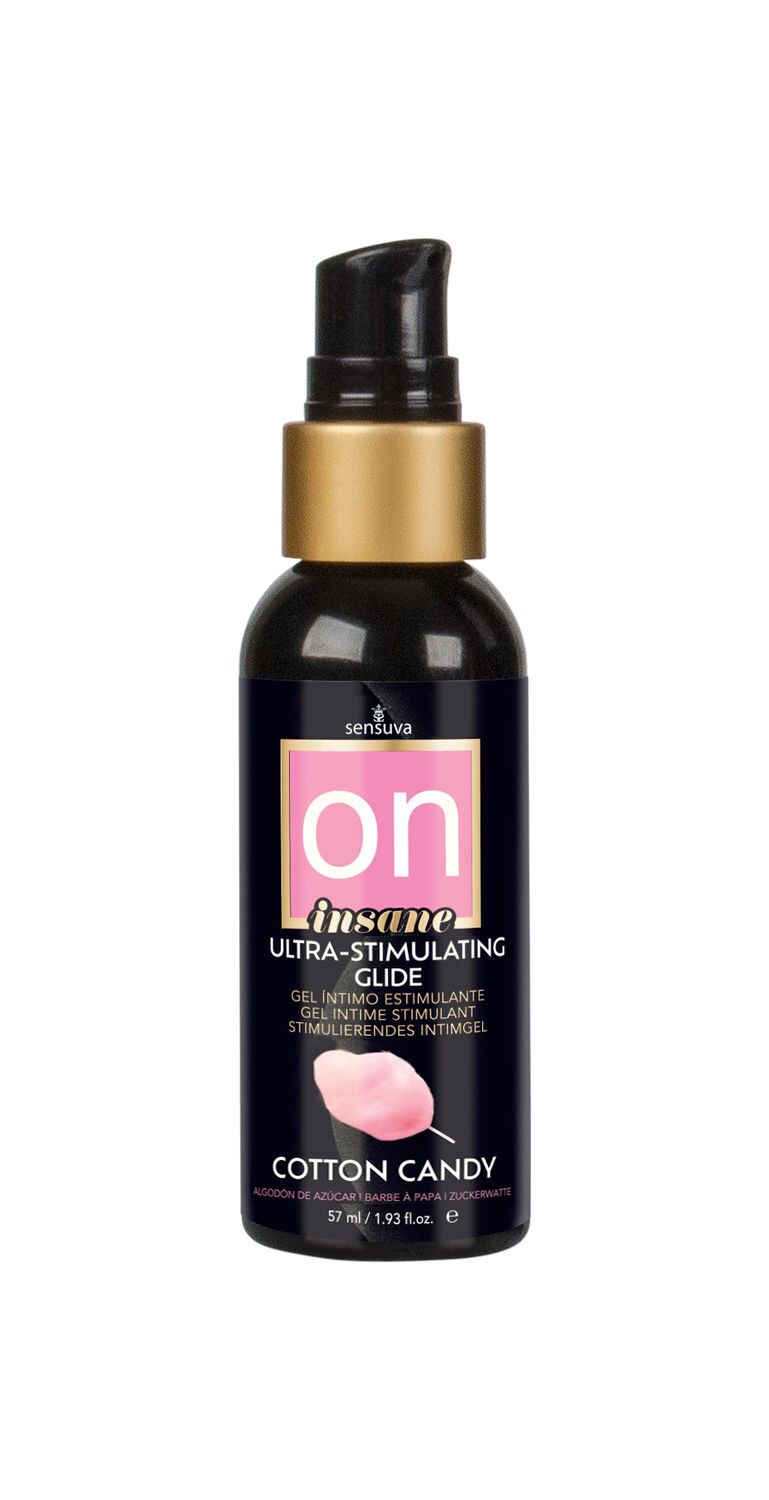 Збуджувальна змазка на гібридній основі Sensuva Ultra-Stimulating On Insane Cotton Candy (57 мл)